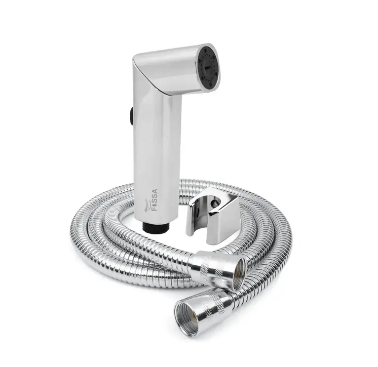 Dream Silver ABS Health Faucet with 1 Meter 304- Grade SS Hose Pipe & Hook