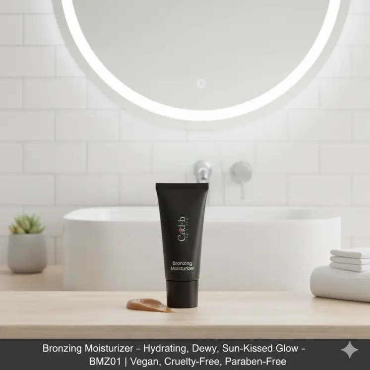 Bronzing Moisturizer – Hydrating, Dewy, Sun-Kissed Glow – BMZ01 | Vegan, Cruelty-Free, Paraben-Free