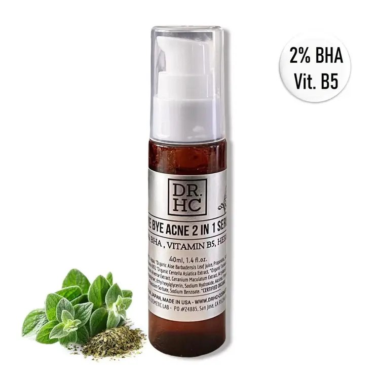 DR.HC Bye Bye Acne 2 In 1 Serum (40ml, 1.4 fl.oz.) (Anti-acne, Exfoliating, Oil-balancing, Anti-