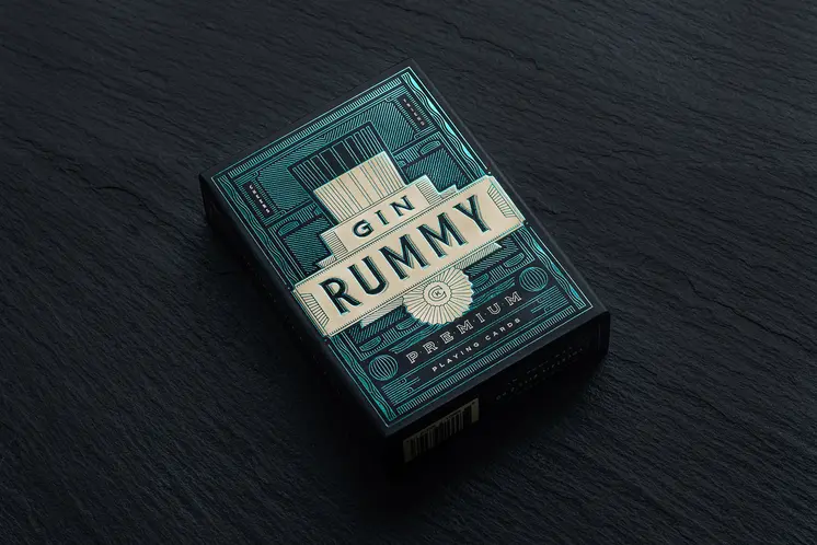 Gin Rummy playing cards