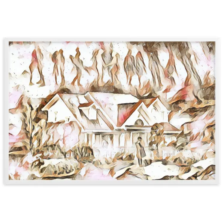 I WAS WAITING FOR YOU IN THE DREAM YOU HAD SEEN Special Edition Framed Poster